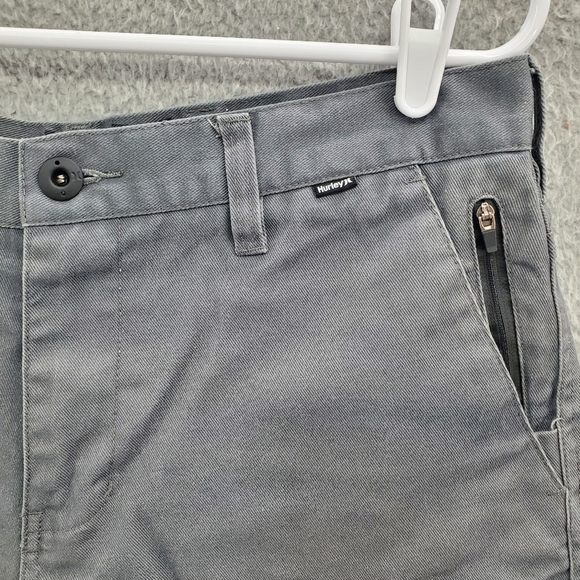 Hurley Mens Cz Chino Walkshorts Gray Size 33 - Picture 4 of 12